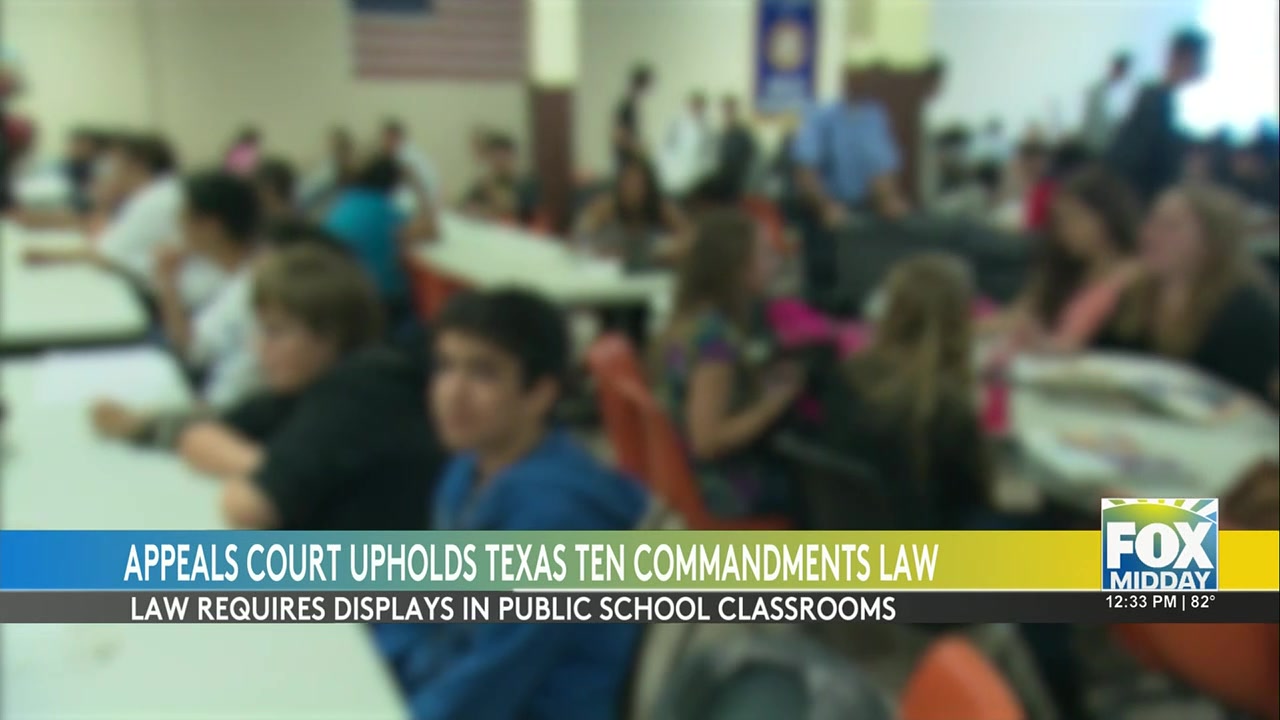 Texas Ten Commandments Law: Federal Appeals Court Upholds Texas Law For Ten Commandments In Classrooms