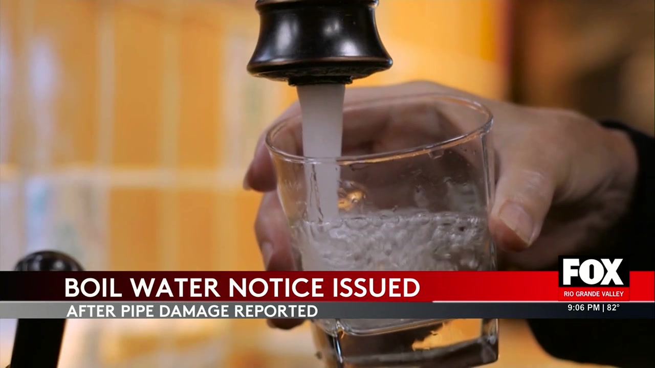 Sharyland WSC Boil Water Notice: Boil Water Notice Issued For Sharyland WSC Customers After Main Line Damage