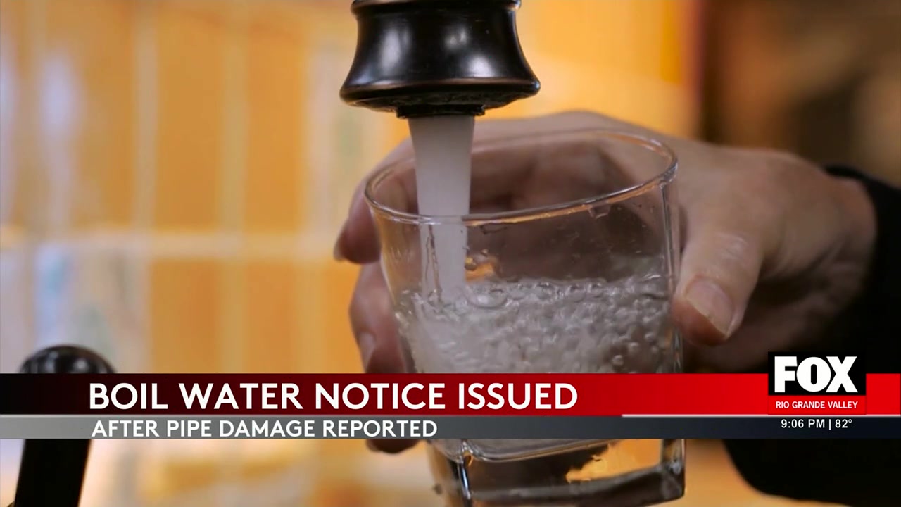 Boil Water Notice Issued For Sharyland WSC Customers In Alton After Construction Accident