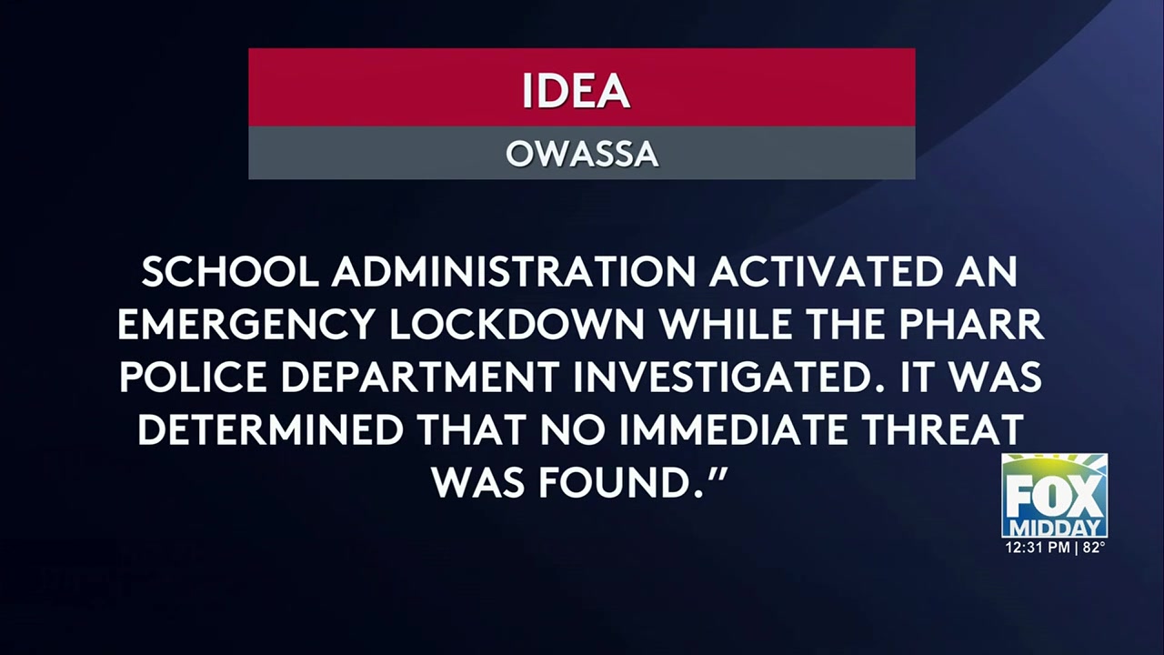 O’Wassa School Lockdown: Non-Credible Threat Prompts Emergency Response In Pharr