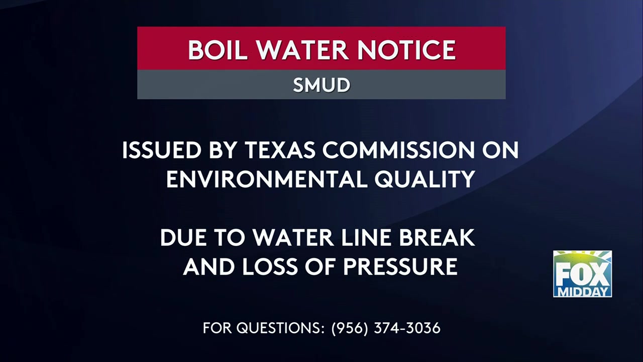 Water Alert Boil Water Advisory Issued For Sebastian Residents After Line Break ...