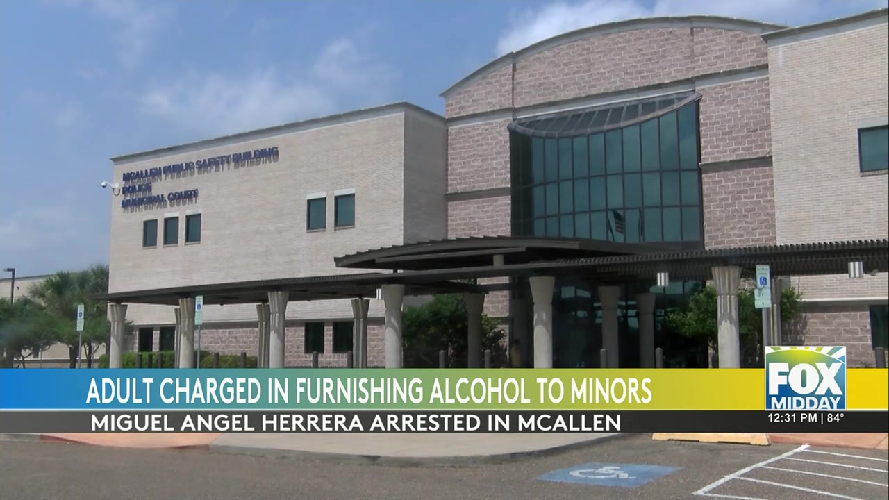 McAllen Police: Dozens Of Juveniles Found At House Party; McAllen Man Charged