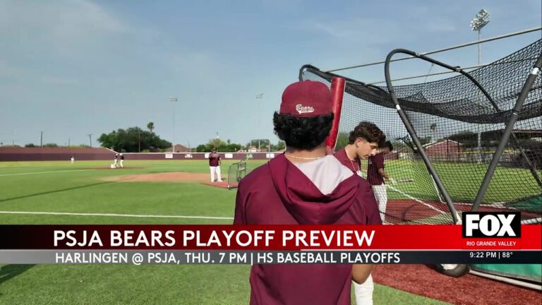 PSJA Bears Baseball Team Prepares For Playoff Run After Stellar Season