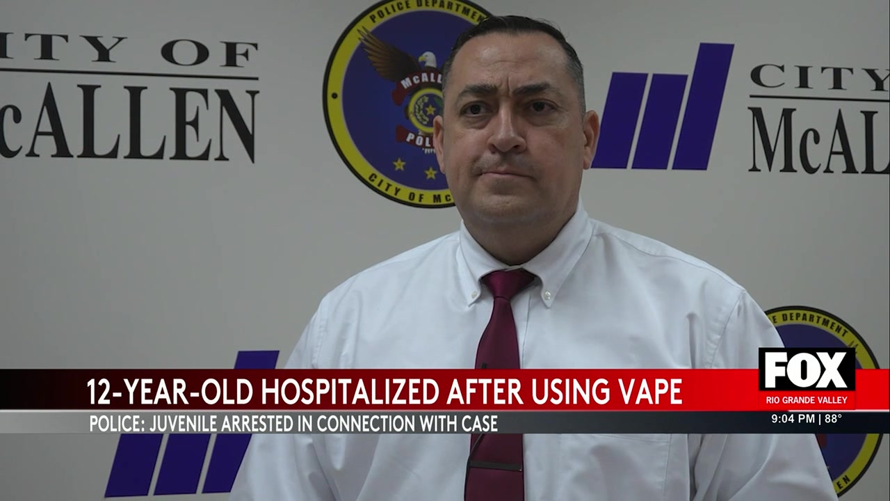 12-Year-Old Hospitalized After McAllen Overdose Linked To Vape Device