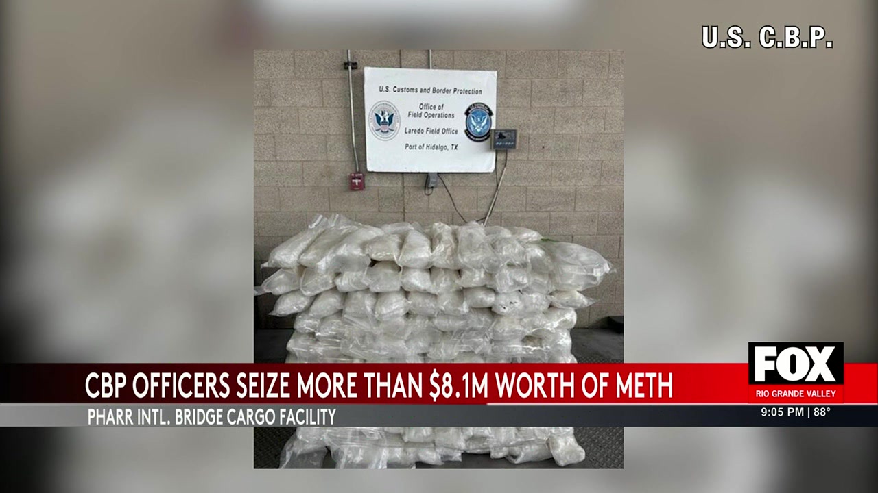 Border Meth Bust: Over $8 Million In Drugs Seized At Pharr ...