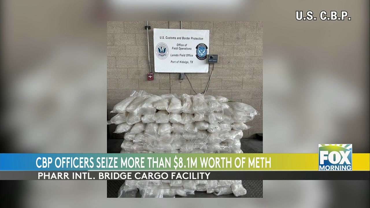 Meth Seizure: Customs Officers Seize $8 Million In Meth Hidden In Cargo At Pharr International Bridge