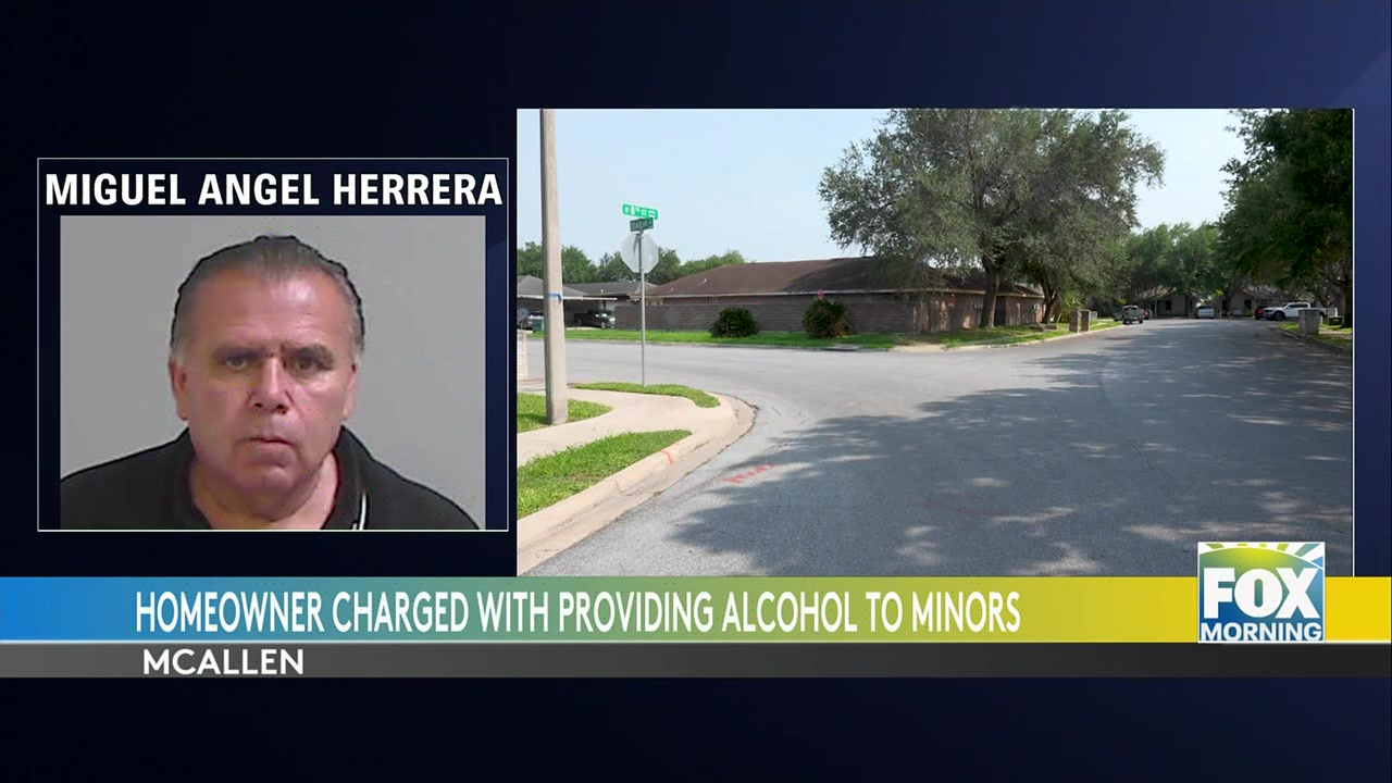 McAllen Police Arrest Homeowner For Providing Alcohol To 50 Minors At House Party