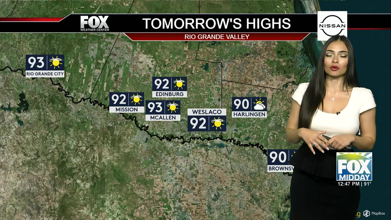 Rio Grande Valley Weather: Extended Weather Forecast: Hot Temperatures, Spotty Showers, And Cold Fronts In The Valley