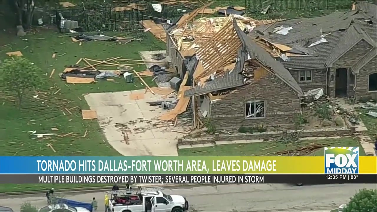 Dallas Tornado: Tornado Strikes Dallas-Fort Worth Area, Causes Injuries And Destruction