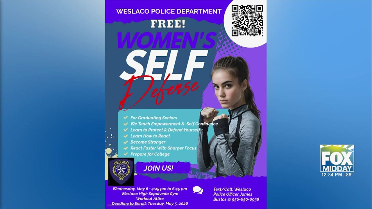 Weslaco Police Offer Free Self-Defense Class For Graduating Seniors