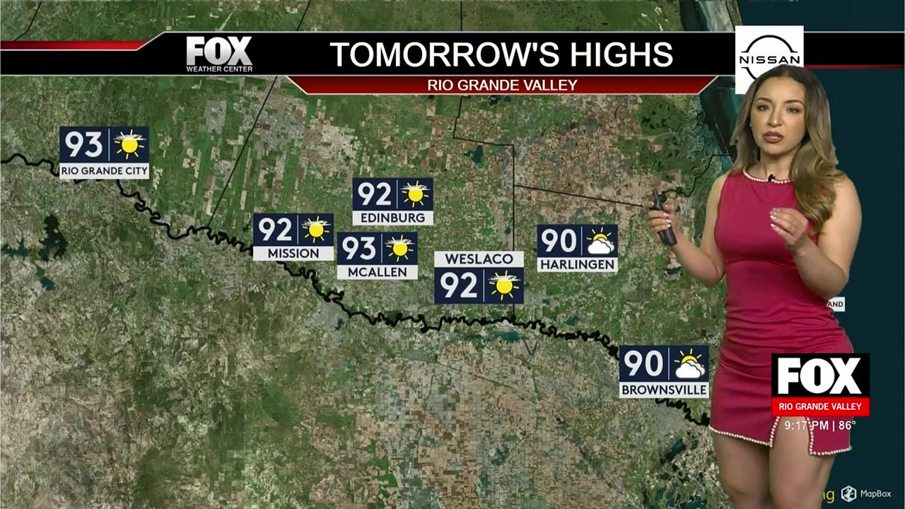 Rio Grande Valley Weather Forecast: Full Weather Forecast: Heat Persists As Rio Grande Valley Braces For Weekend Cold Front