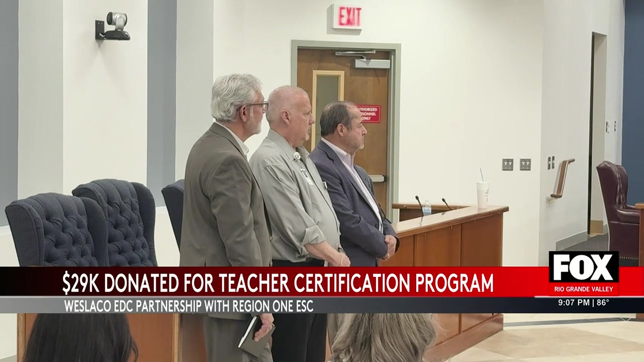 Weslaco EDC Grant: Weslaco EDC Invests In New Teachers Through Regional Grant Program