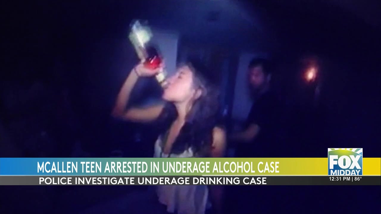 McAllen Teen Arrested For Allegedly Furnishing Alcohol To Minors