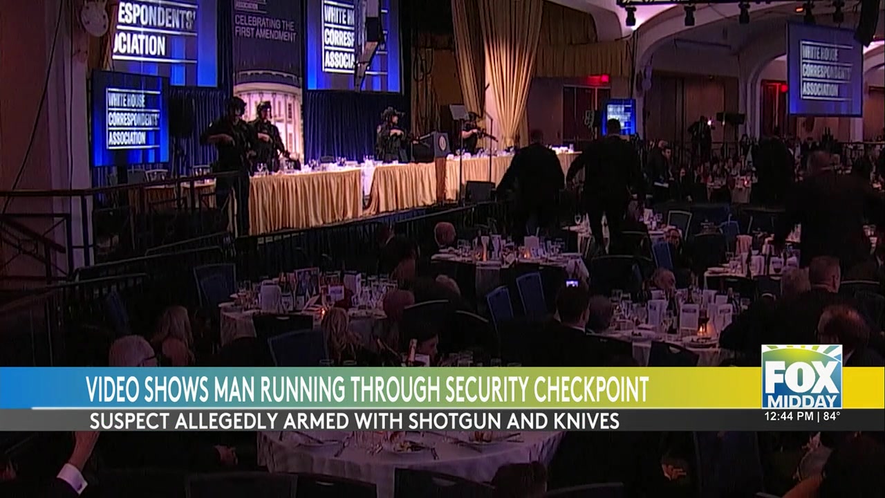 White House Correspondents Dinner: Federal Prosecutors Release Dramatic Video Of Attempted White House Correspondents’ Dinner Attack