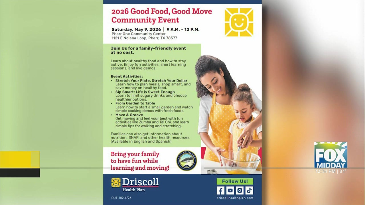 Pharr Community Event: Good Food, Good Move Event Encourages Healthy Living In Pharr