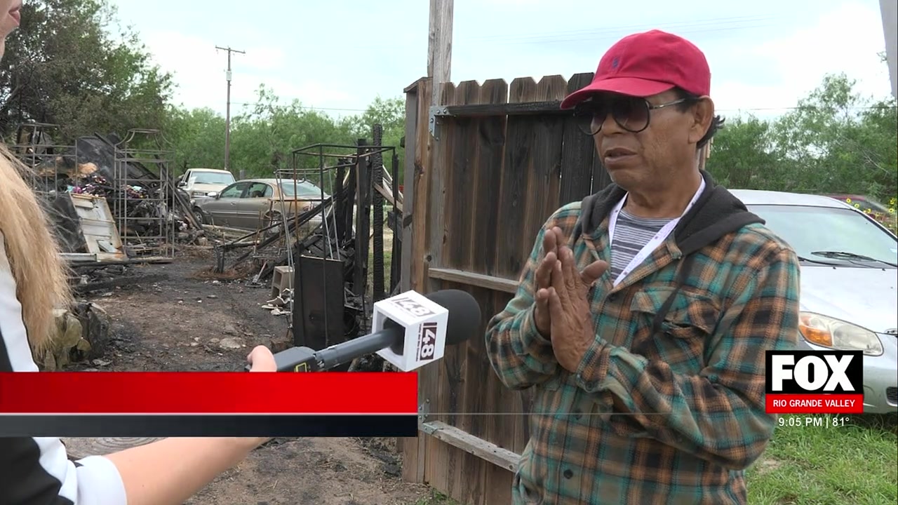 Edinburg Fire: Edinburg Family Displaced After Early Morning Fire Destroys Mobile Home