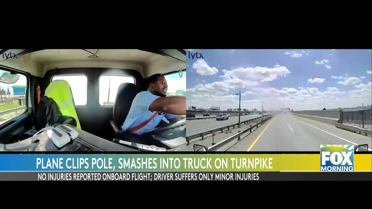 United Airlines Jet Clips Truck On New Jersey Turnpike In Shocking Near-Miss