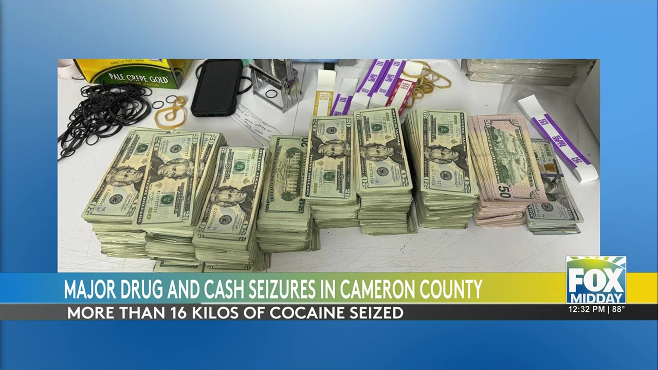 Cameron County Drug Busts Yield Major Cocaine And Cash Seizure