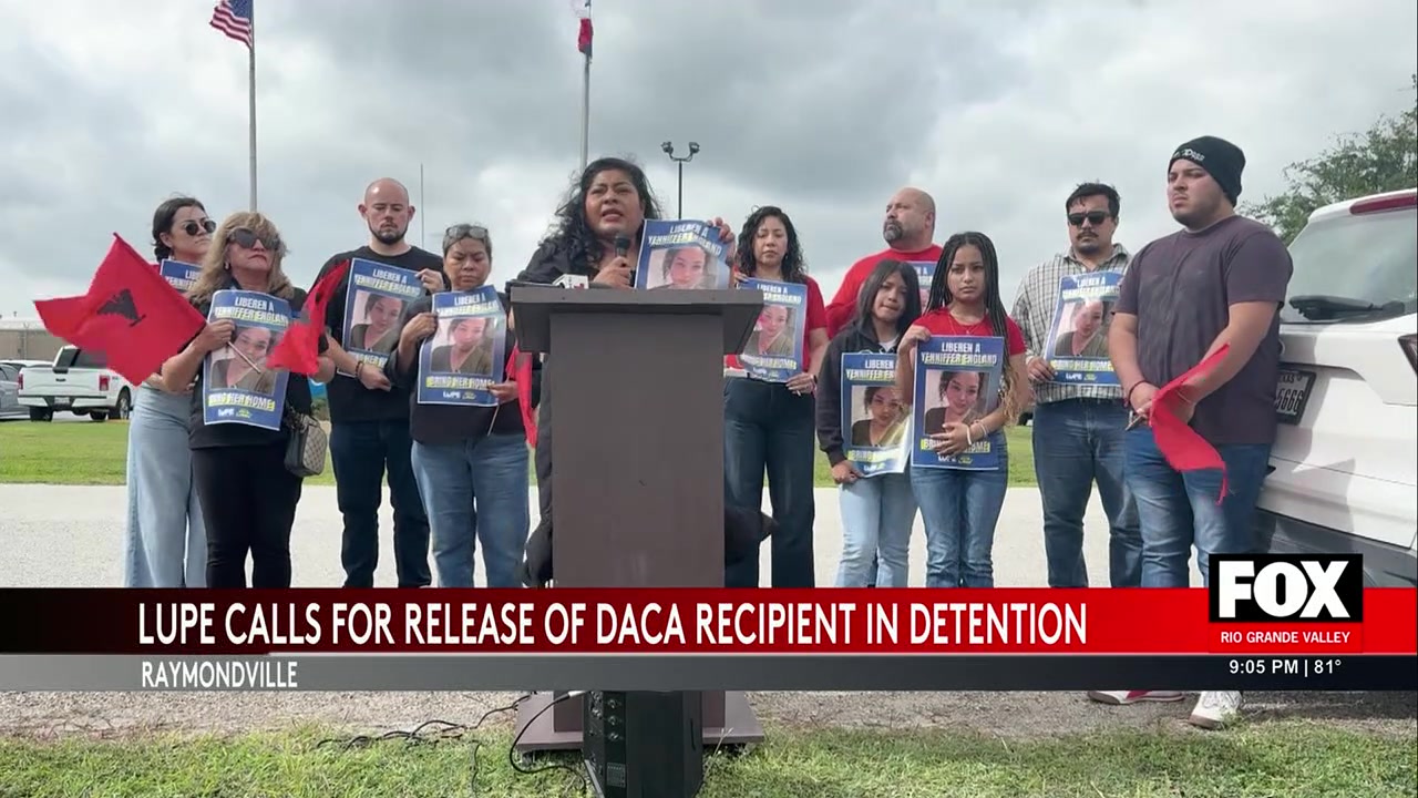 LUPE Protest: LUPE Rallies For Detained DACA Recipient’s Release Outside Raymondville Facility