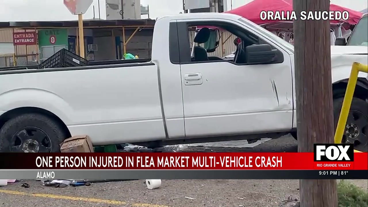 Alamo Crash: One Injured In Multi-Vehicle Crash At Alamo Flea Market: Police Investigate