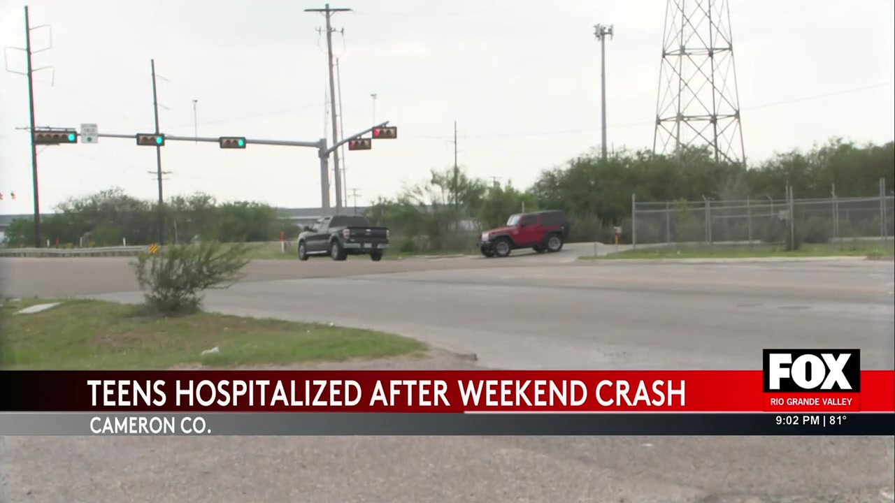 Cameron County Crash Leaves Two Adolescents Critically Injured