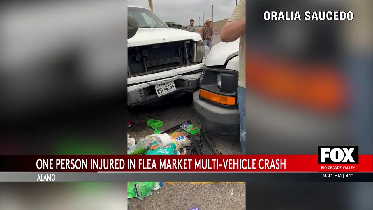 Alamo Crash: Alamo Police Investigate Multi-Vehicle Crash At Local Flea Market