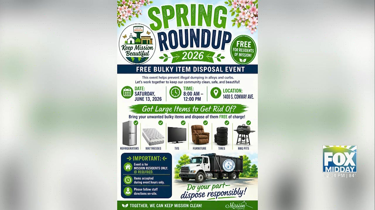 Mission Spring Roundup: Mission’s Annual Spring Roundup Offers Free Bulky Item Disposal