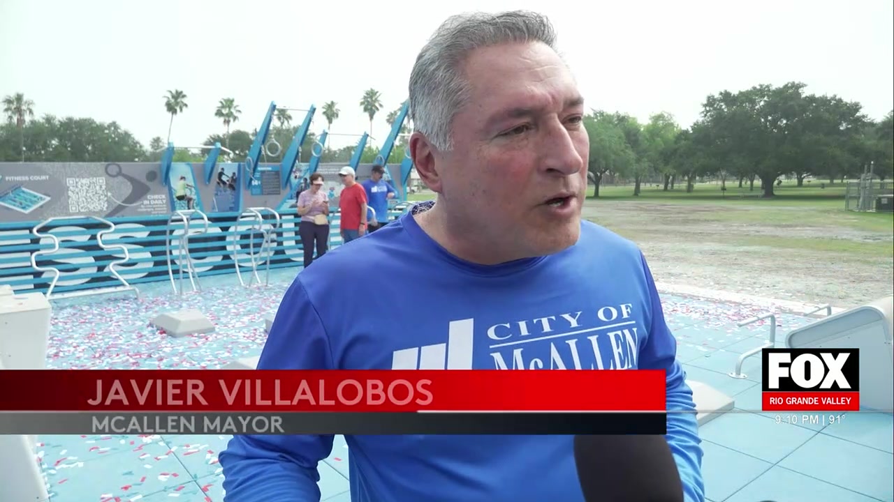 McAllen Fitness Court: McAllen Launches New Fitness Court As Mayor Celebrates Milestone Birthday