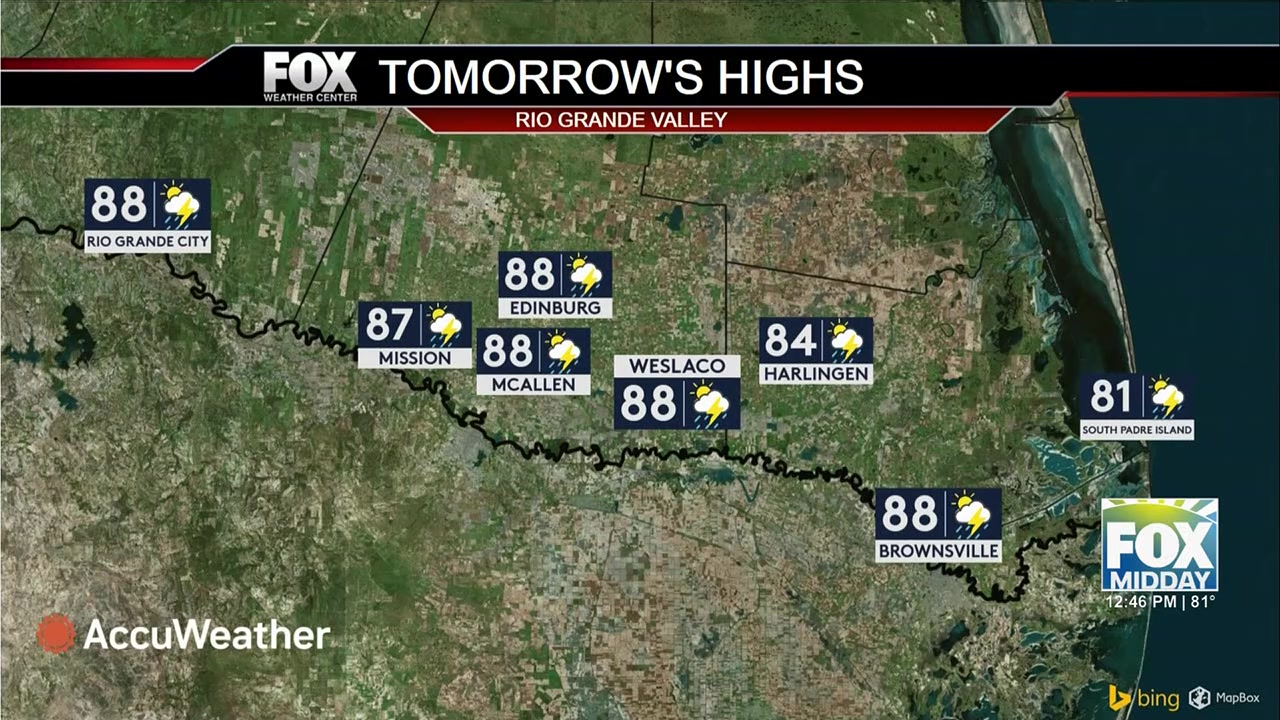 Rio Grande Valley Weather: Rainy, Cooler Weekend Ahead For Rio Grande ...