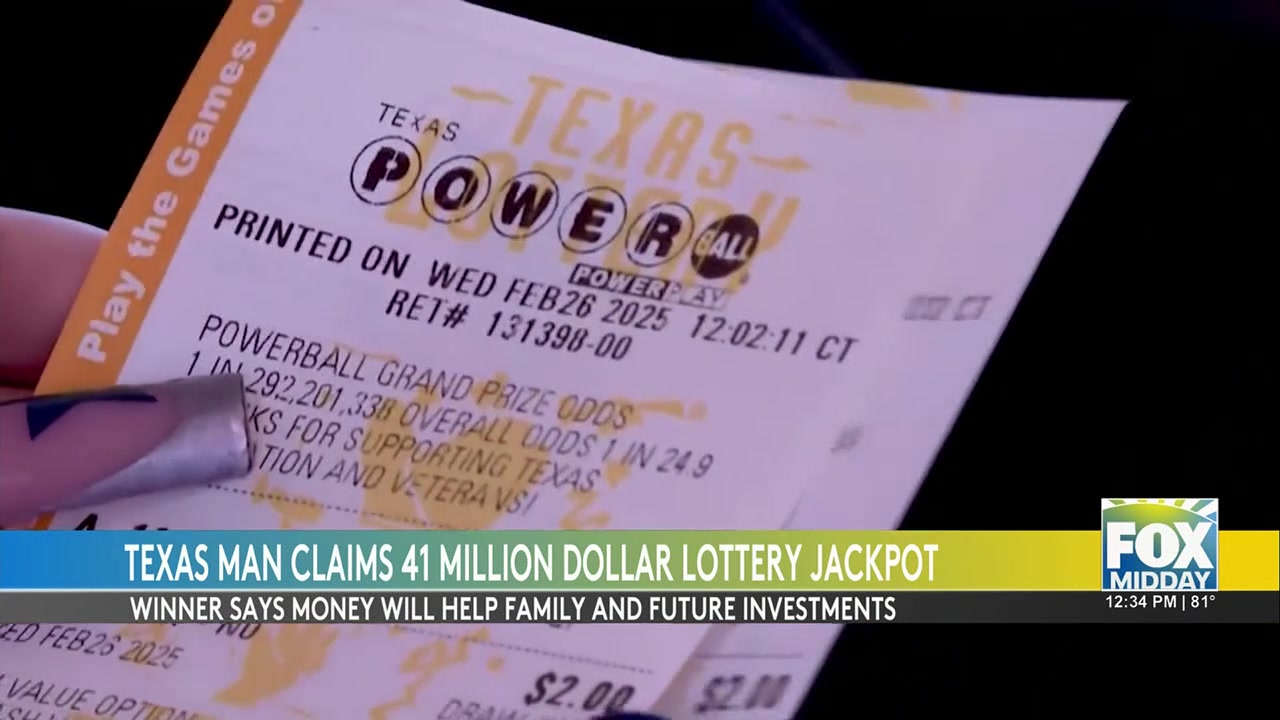 Texas Lottery Winner Plans To Support Family With Windfall
