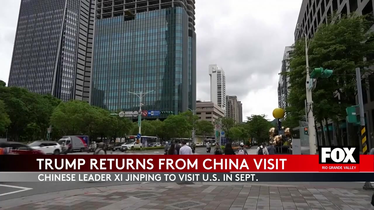 President Trump Returns From China Summit Amid Taiwan Arms Deal Controversy