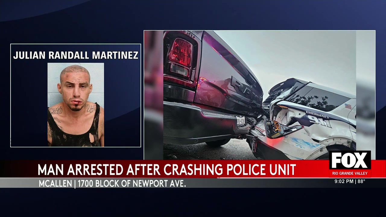 Suspect Arrested After Stolen McAllen Police Vehicle Incident | FOX RGV