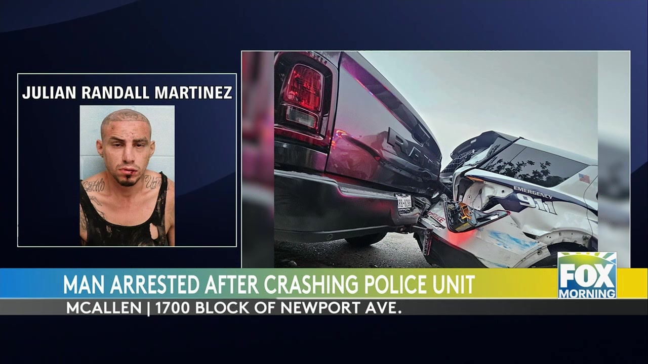 Stolen McAllen Police Vehicle Leads To Arrest After Intoxicated Knife-Wielding Suspect Flees Cops