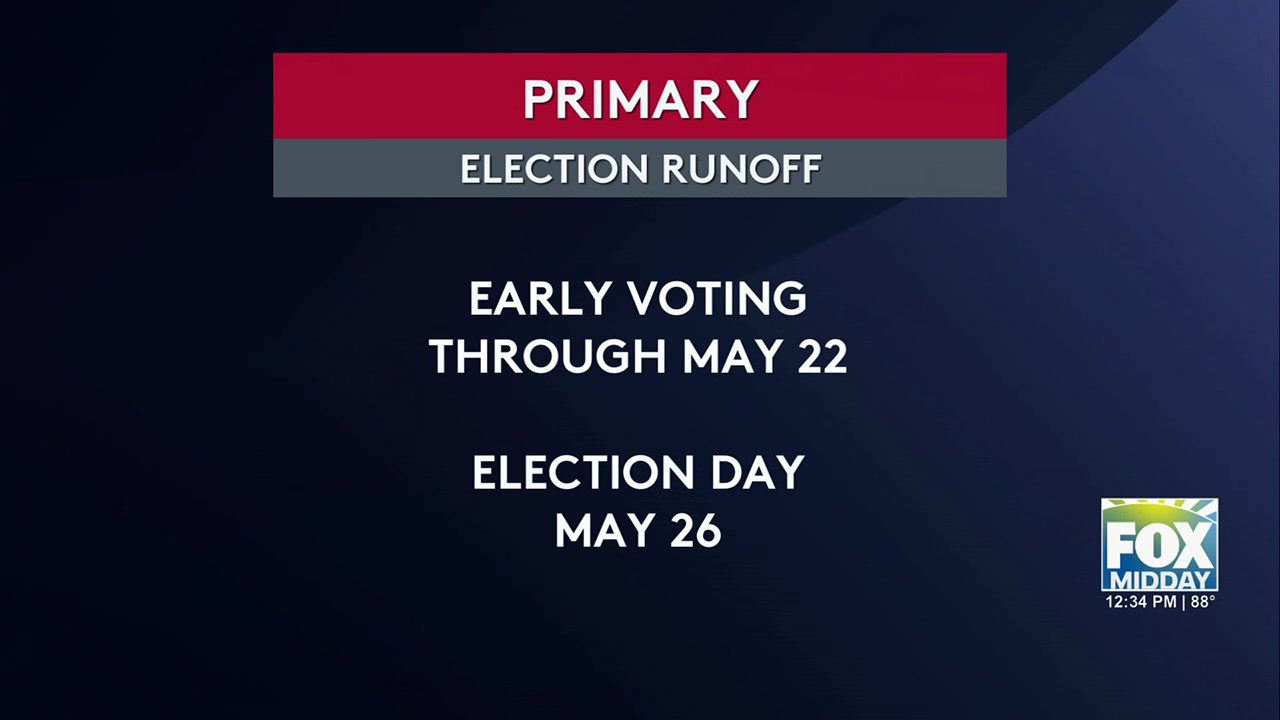 Early Voting Begins For Texas State Primary Runoff Elections In The ...