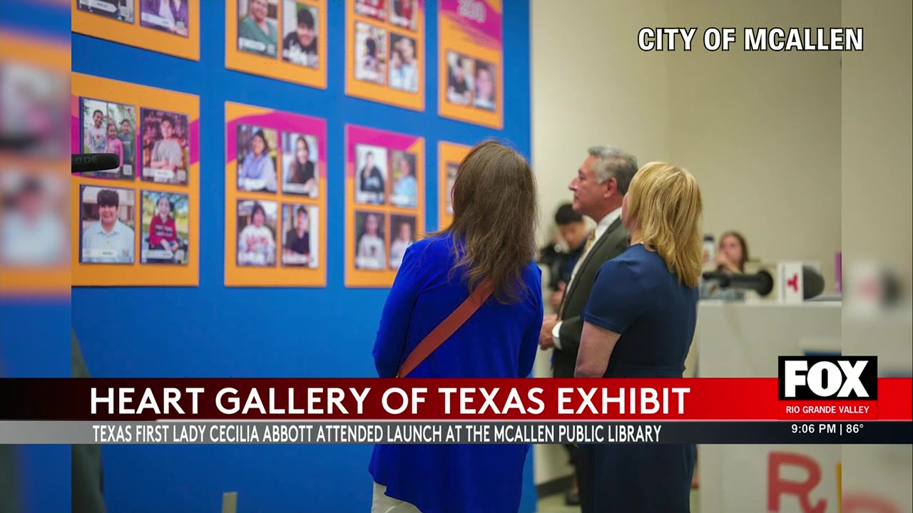 Heart Gallery Texas: Heart Gallery Of Texas Exhibit Debuts At McAllen Public Library