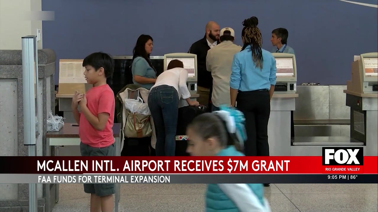McAllen International Airport Awarded $7 Million FAA Grant For Expansion