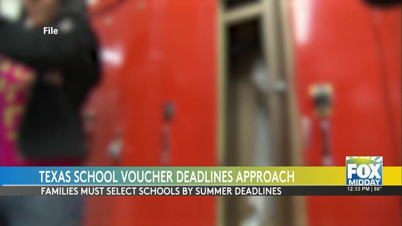 Texas School Voucher: Texas Families Face Deadlines For New School Voucher Program