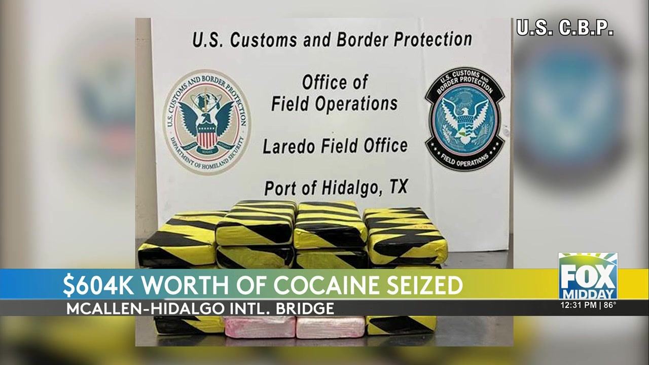 CBP Drug Bust: CBP Seizes Over $600,000 Worth Of Cocaine At McAllen-Hidalgo Bridge
