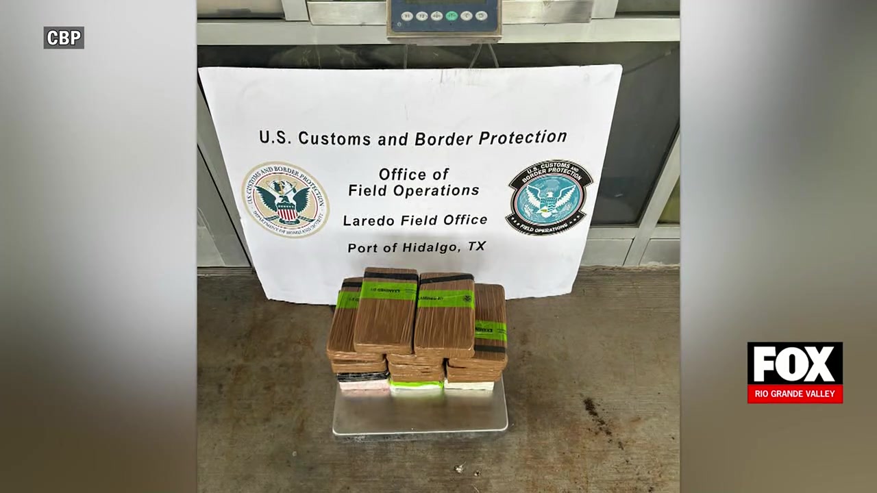Cocaine Seizure: Over $1.2 Million In Cocaine Seized At Hidalgo And Pharr International Bridges