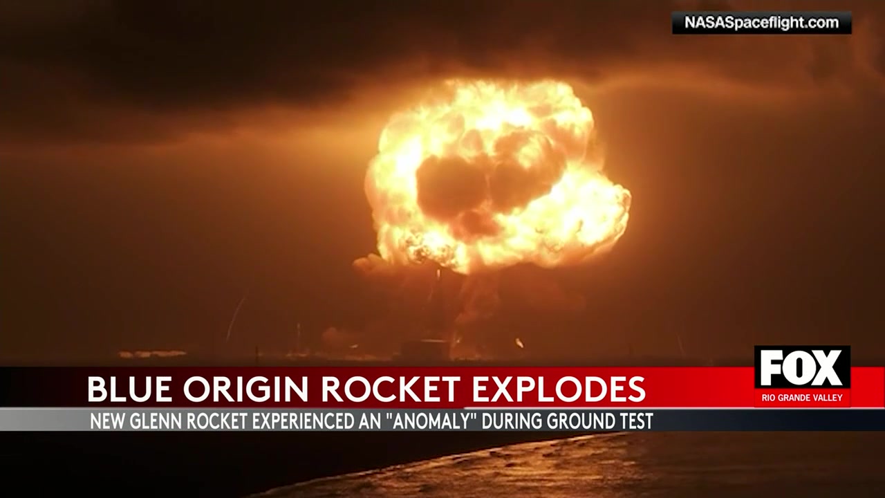 Rocket Explosion At Cape Canaveral: Blue Origin’s New Glenn Test Ends In Fireball