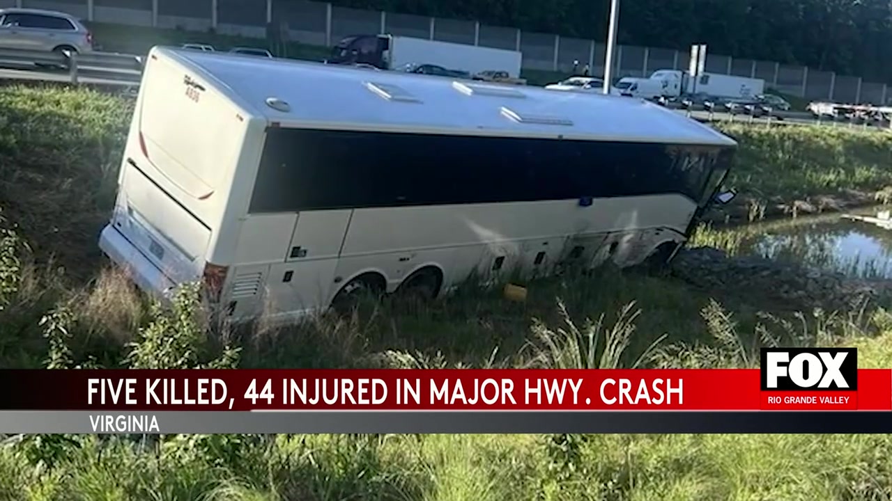 Five Killed, Dozens Injured In Massive Virginia Highway Crash | FOX RGV