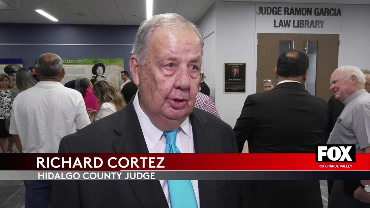 Judge Hectar Ramon Hidalgo County Honors Former Judge Ramon Garcia With Law Library ...
