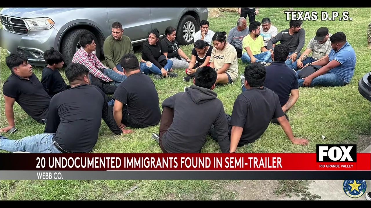 Laredo Human Smuggling: 20 Migrants Found In Laredo Semi: Troopers Intercept Human Smuggling Attempt