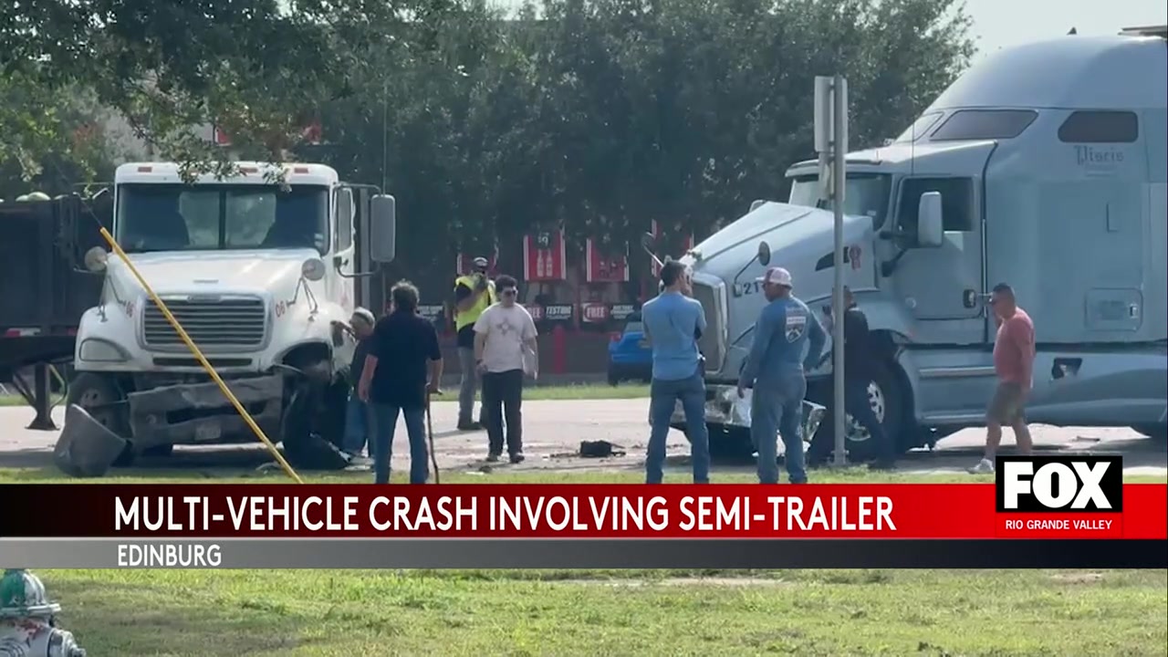 Edinburg Crash: Multi-Vehicle Crash In Edinburg Sends Several To Hospital