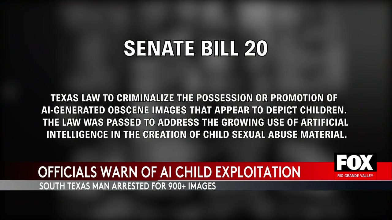 Artificial Intelligence: AI-Generated Child Abuse Material Sparks Crime Surge, Texas Lawmakers Respond