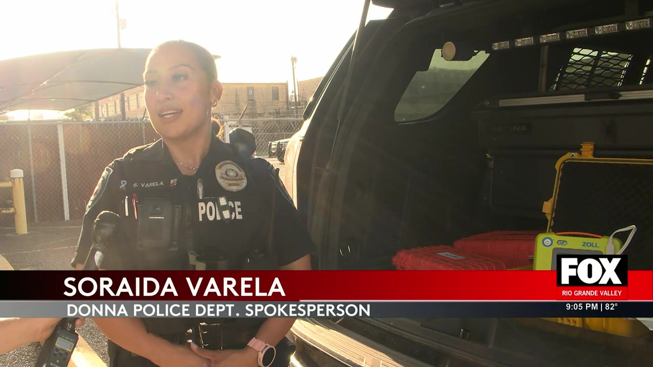 Donna Police Roll Out AEDs For Quicker Cardiac Response Donna Police