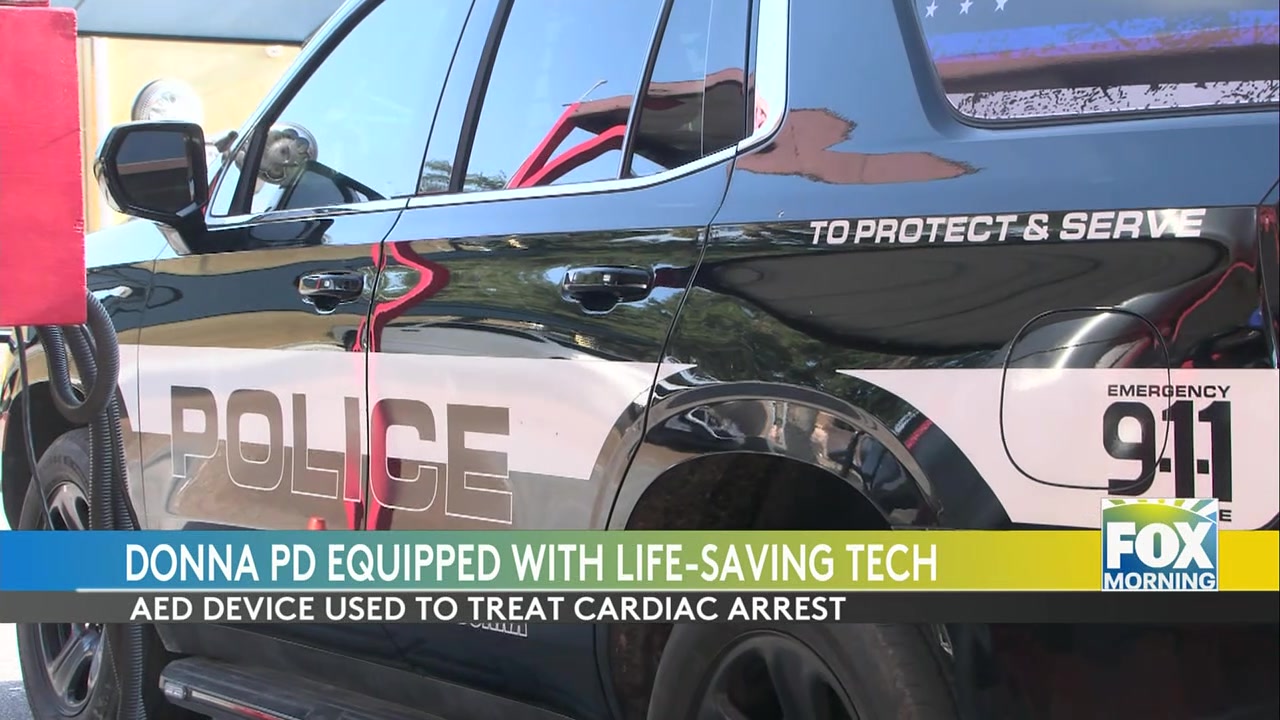 Donna Police Equip Officers With Defibrillators To Boost Emergency Response Donna Police