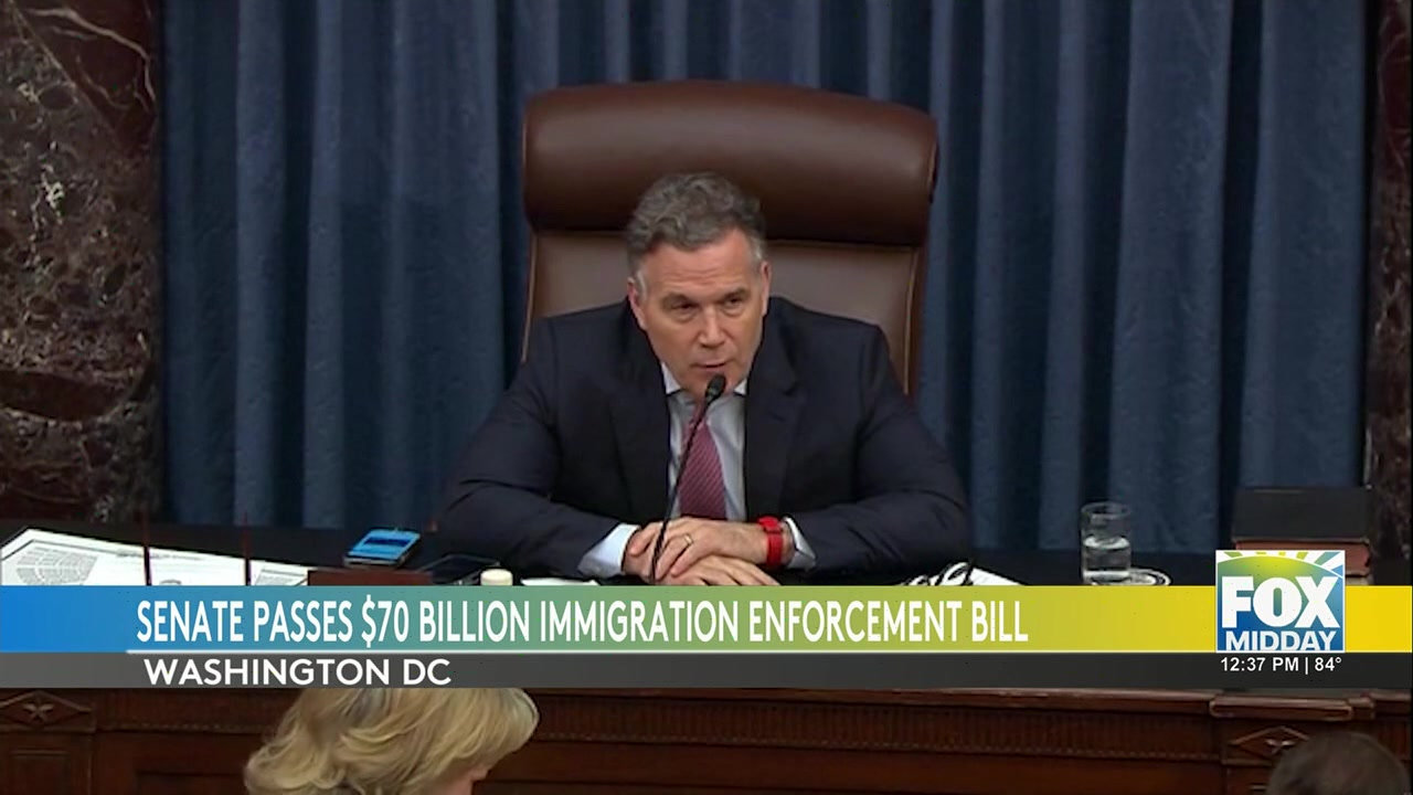 U.S. Senate Passes $70 Billion Funding Bill For Trump Immigration Enforcement Agencies immigration enforcement
