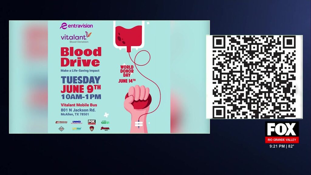 Vitalant And Intervention Host World Donor Day Blood Drive In Rio Grande Valley blood drive