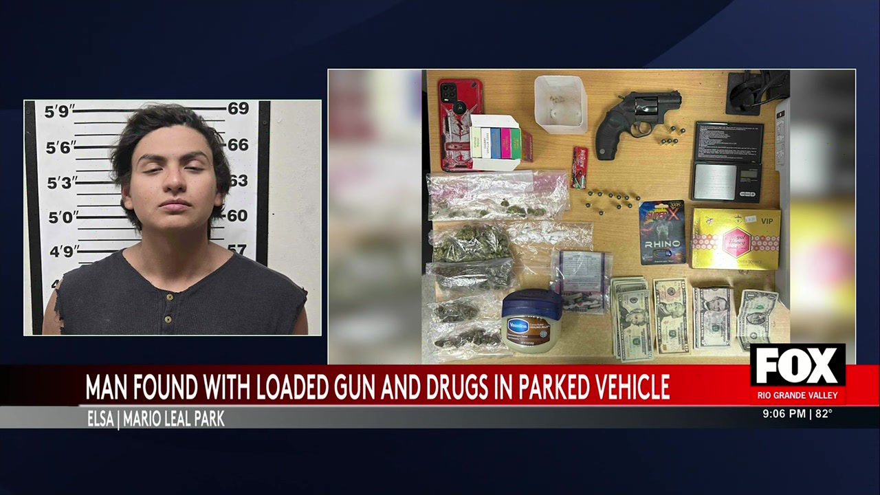 Elsa Man Arrested With Loaded Gun And Multiple Drugs At City Park